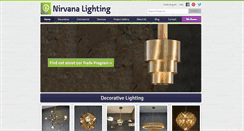 Desktop Screenshot of nirvanalighting.com